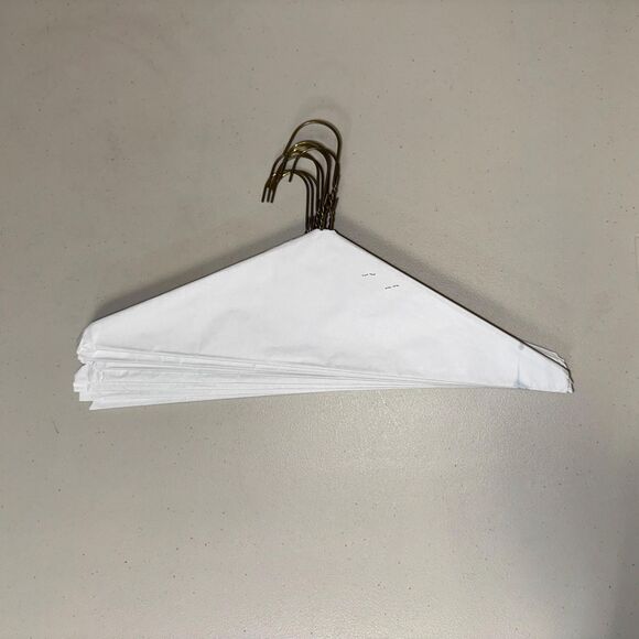 Dry Cleaner Standard Metal Coat Hangers 10 Pack Closet Organization Space Saving - Picture 2 of 5